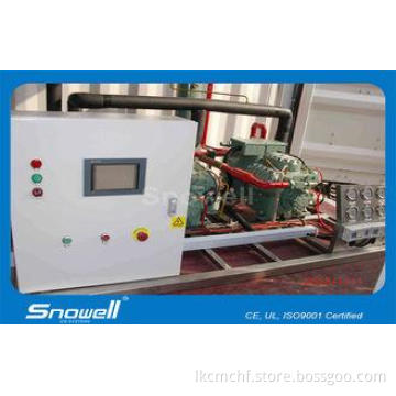 Water Cooled 10 Tons Per Day Commercial Flake Ice Machine W